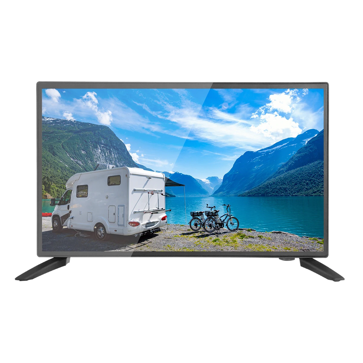 32 Inch Caravan Smart Televizor With Wifi Android 11 OS 12/24V DC Input Voice Remote Controller For Mobile Camping Car