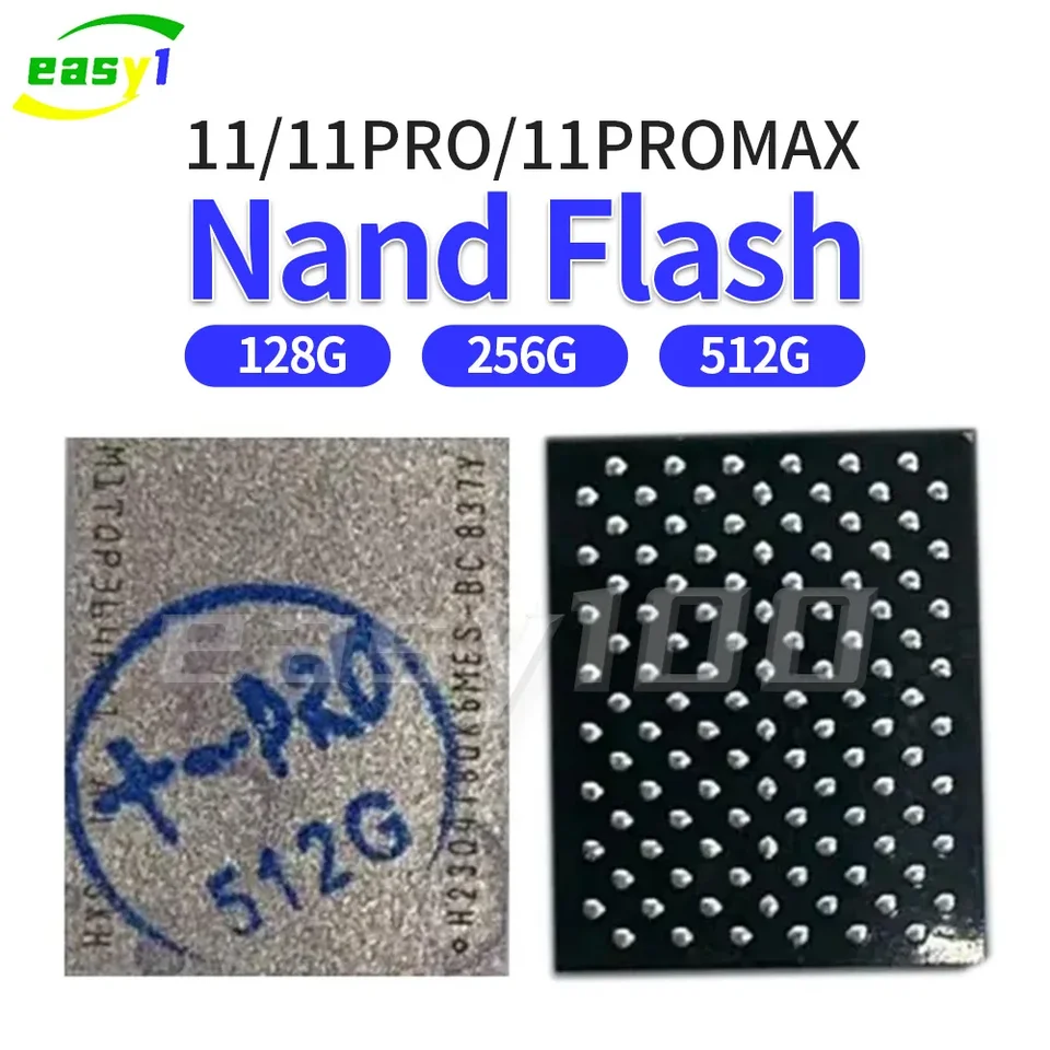 NAND Flash Memory IC for iPhone 11 11Pro 11Pro Max 128GB 256GB 512GB