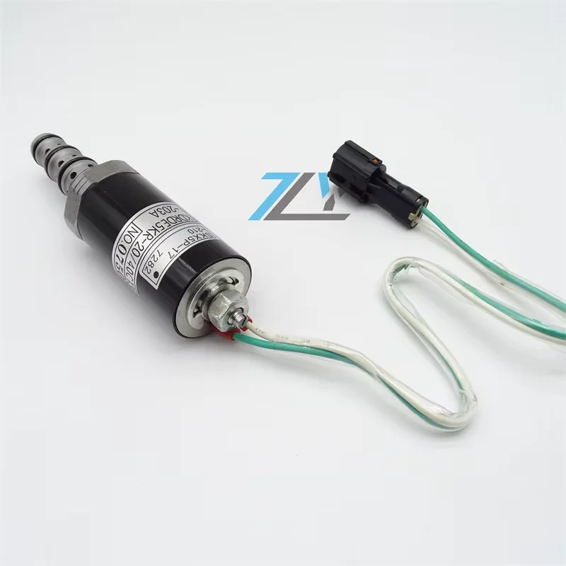 

KDRDE5KR-20/40C13-203A Solenoid Valve is suitable for SK200-3 SK200-6 SK60 EC210 EC210B excavators SKX5P-17-210 SKC5/612-106
