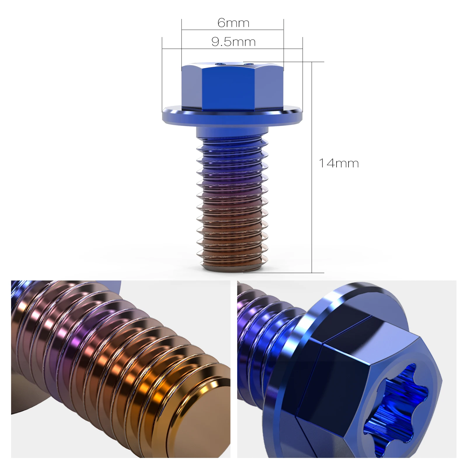 NICECNC For Surron Light Bee X S L1E For Segway X160 X260 M5X10 M6X13 Front Rear Brake Disc Pad Screws Nuts Electric Dirt Bike