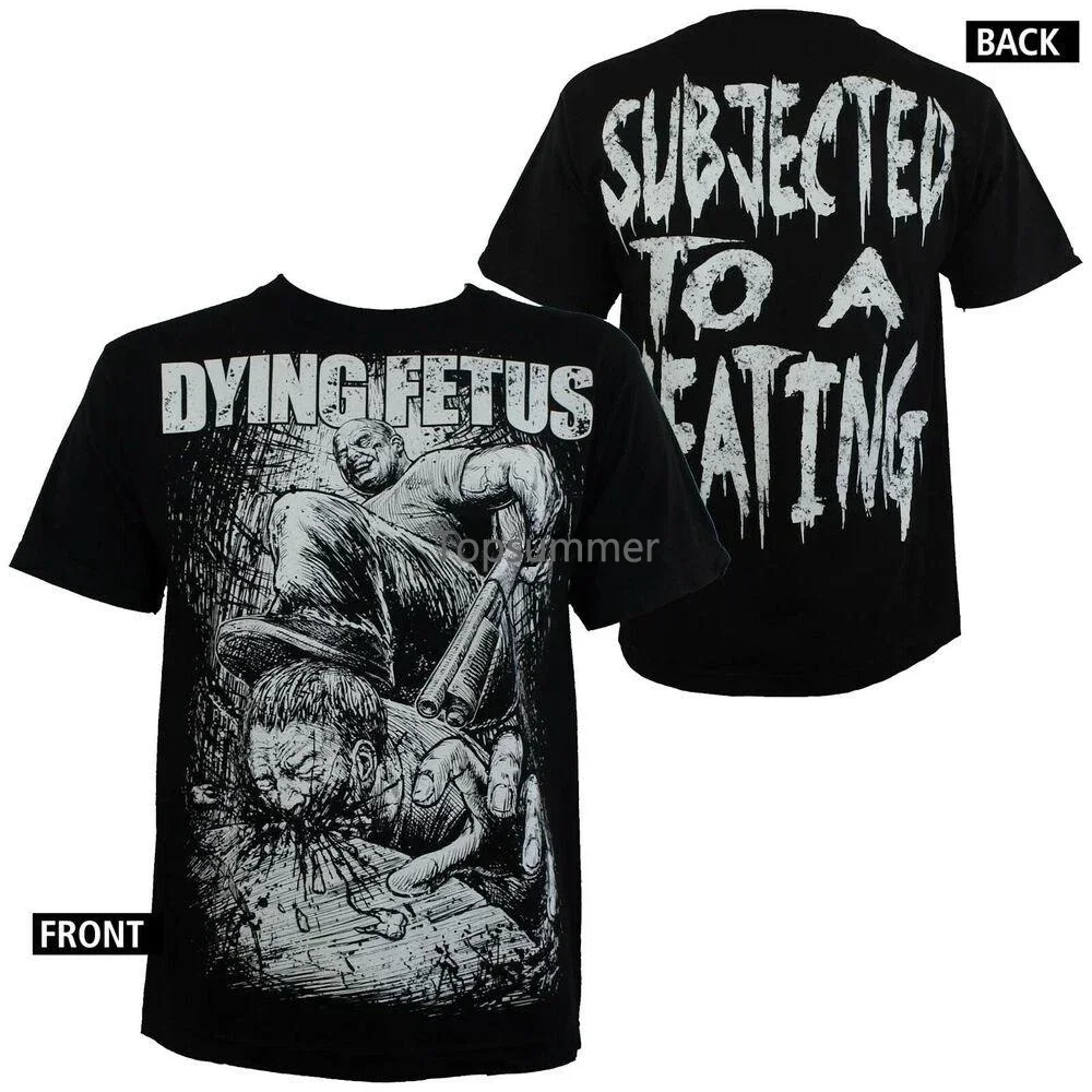 Authentic Dying Fetus Band Curb Stomp T-Shirt New