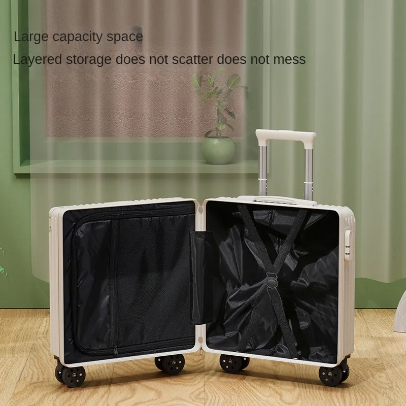 DOIAESKV18-20 Inch Lichtgewicht Kleine Instap Trolley Case Tas Wachtwoord Reiskoffer Universele Wiel Trolley Case