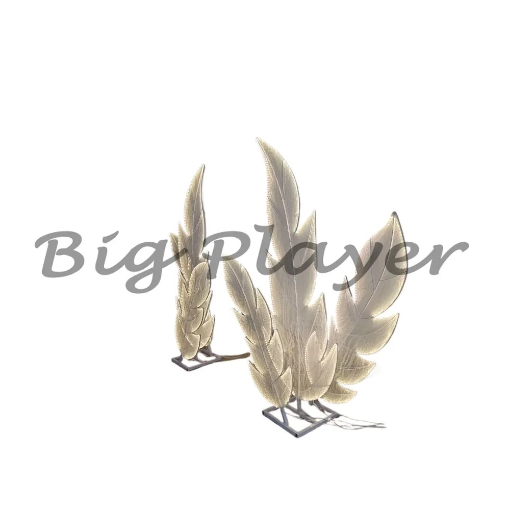Wedding props glow butterfly stage ceiling decoration road scene arrangement ornament