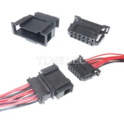 12 Pin Way Auto Wire Cable Connector with Wires Car Unsealed Sockets For Audi VW 3B0972736 3B0972726 6Q0972736 6Q0972726