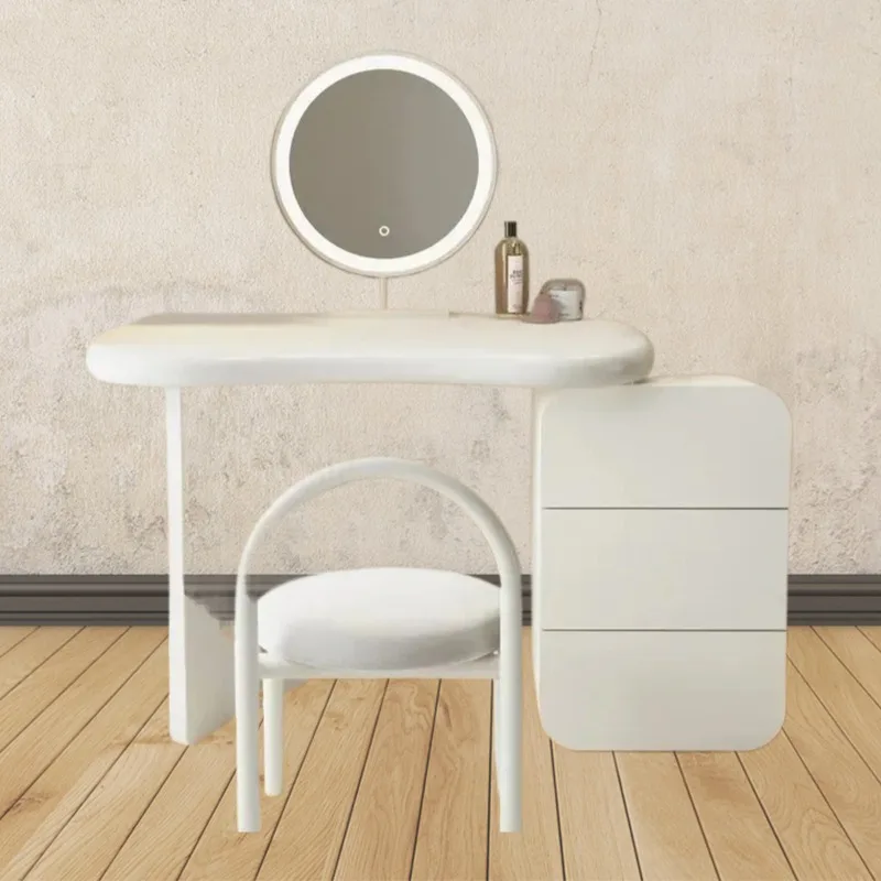 AOLIVIYA Internet Gaya Selebriti Putih Apartemen Kecil Lemari Penyimpanan Dada Kamar Tidur Terintegrasi Modern Kamar Sederhana Kemewahan Ringan