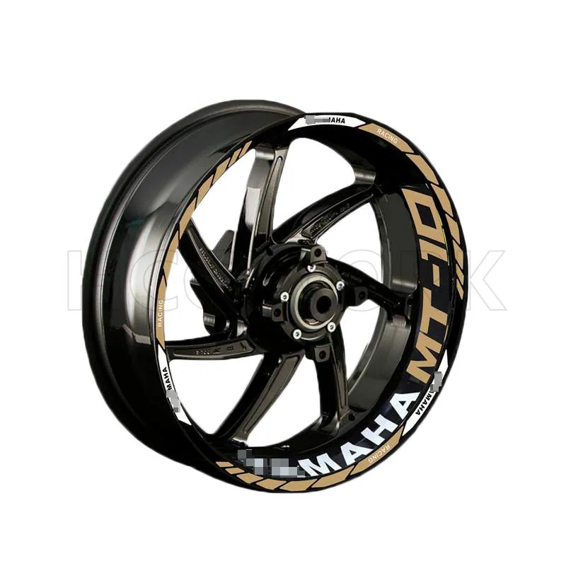 

Motorcycle Accessories Wheel Hub Wheel Rim Sticker Reflective Stickers Waterproof for Yamaha Mt-10