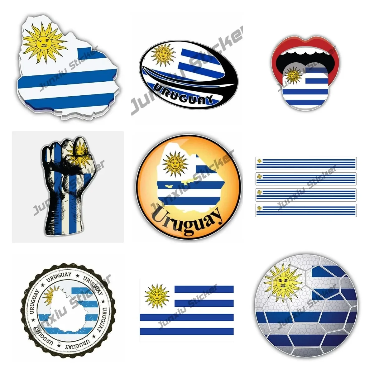 

Hot Car Sticker Uruguay 3D Map Flag Country Car Accessories Vinyl Decal Car Styling Cover Scratches Waterproof Car Decals KK13cm