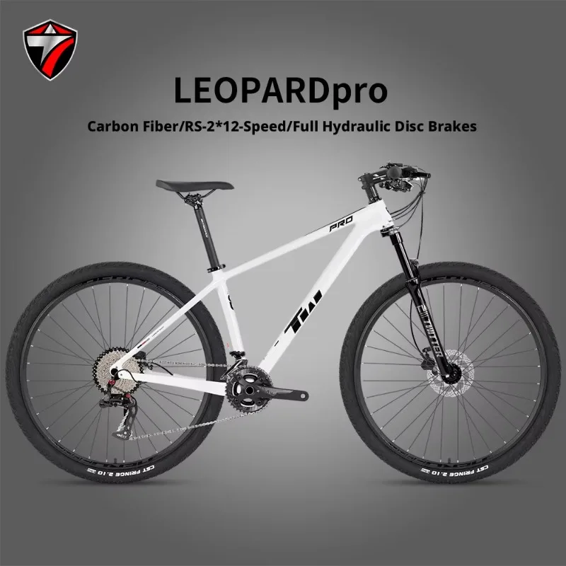 

Горный велосипед ATV&UTV 29 дюймов LEOPARDpro с высокомодульной алюминиевой вилкой, Shimano M6100, 12 скоростей, с двойными дисковыми тормозами, легкий дизайн