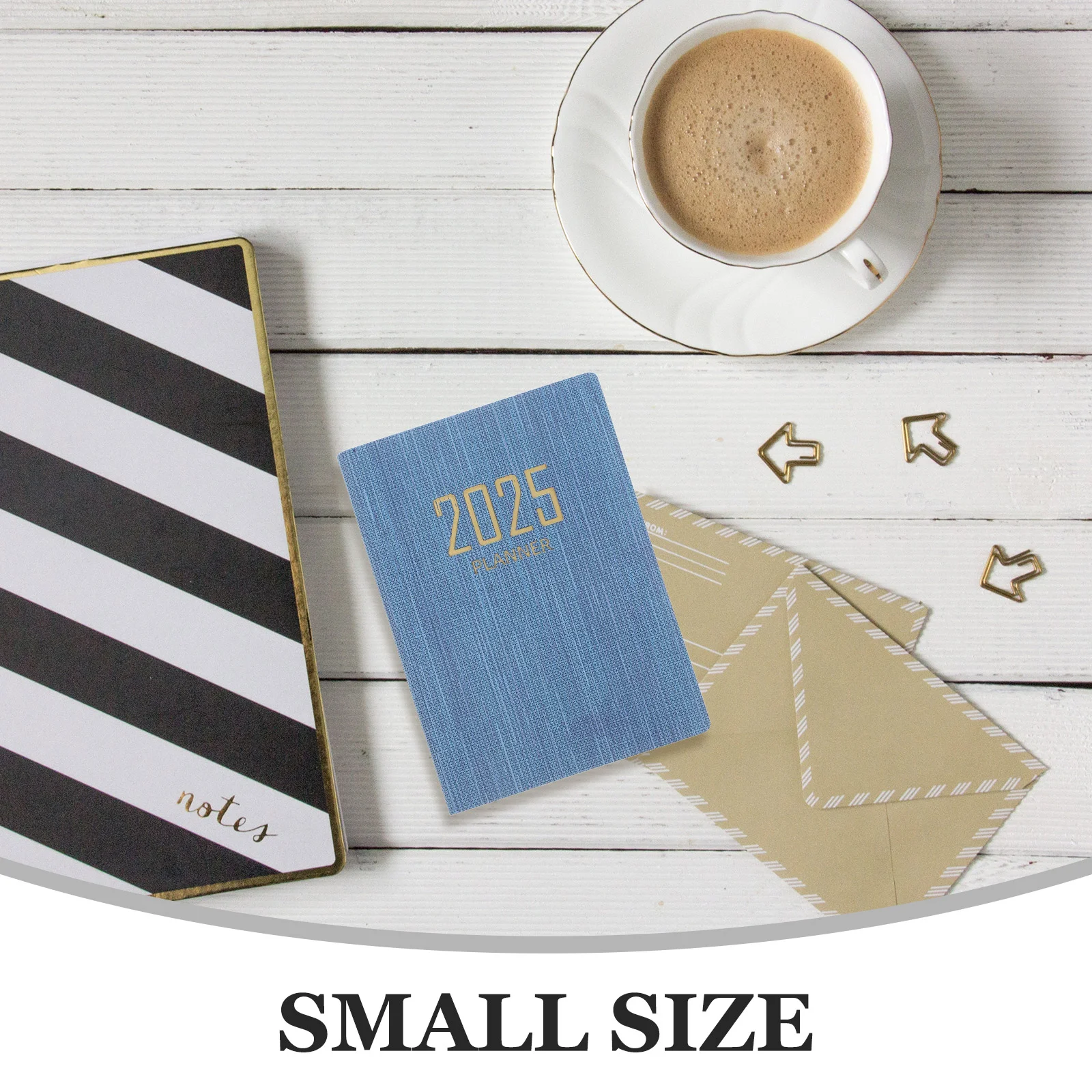 2025 Schedule Mini Agenda Notepad Daily Calendar Academic Planner Convenient Delicate Notebook Books Writing Work