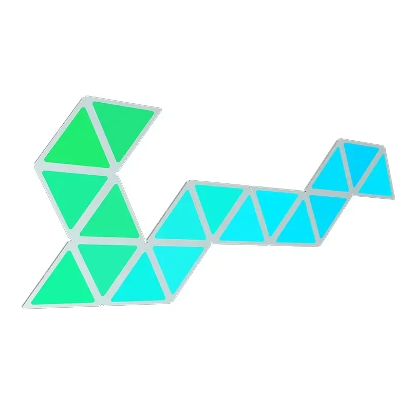 Triangle Wall Lamp Odd Glow Smart Lighting RGB Color Full Color Board IOS/Android Decoration Bar Smart Panel Lights
