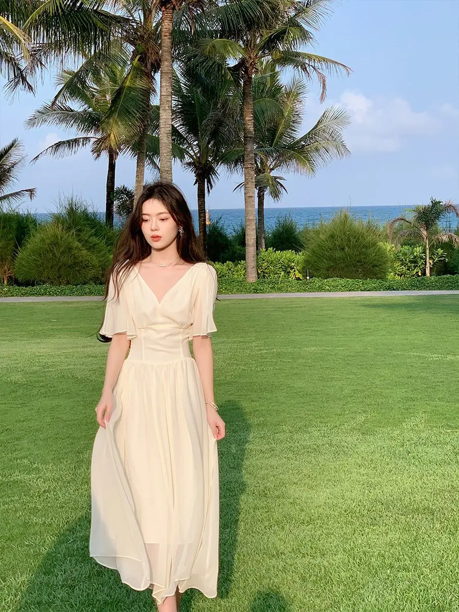 Vestidos femininos tule bordado em camadas maxi saia festival de música fada artística doce sonhador flowy estilo jovem único