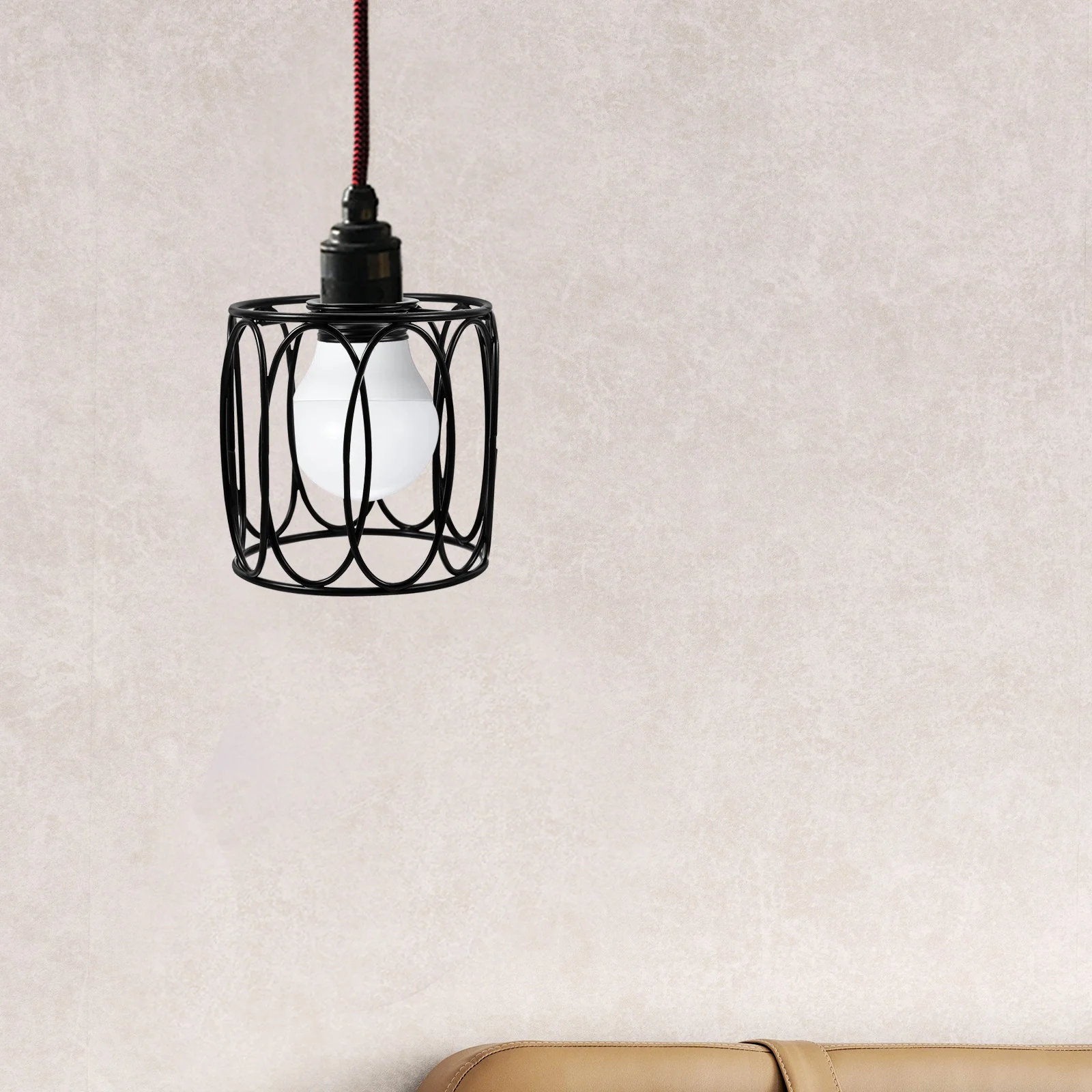 

Pendant Light Metal Lampshade Small Size Hollow Rustic Design for Kitchen Bar Tea Room Hanging Lamp Replacement Accessory