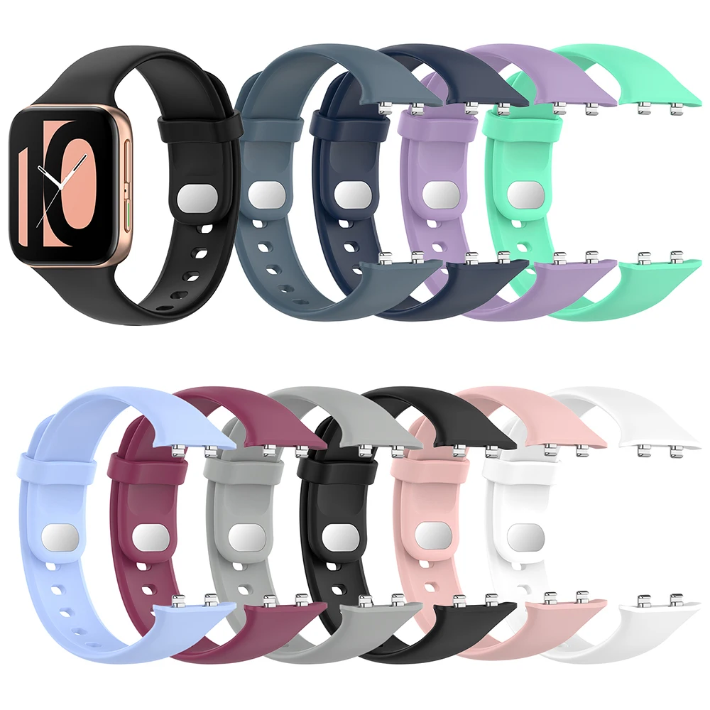 For OPPO Watch 41mm 46mm Silicone Watchband Strap for Oppo Watch Band