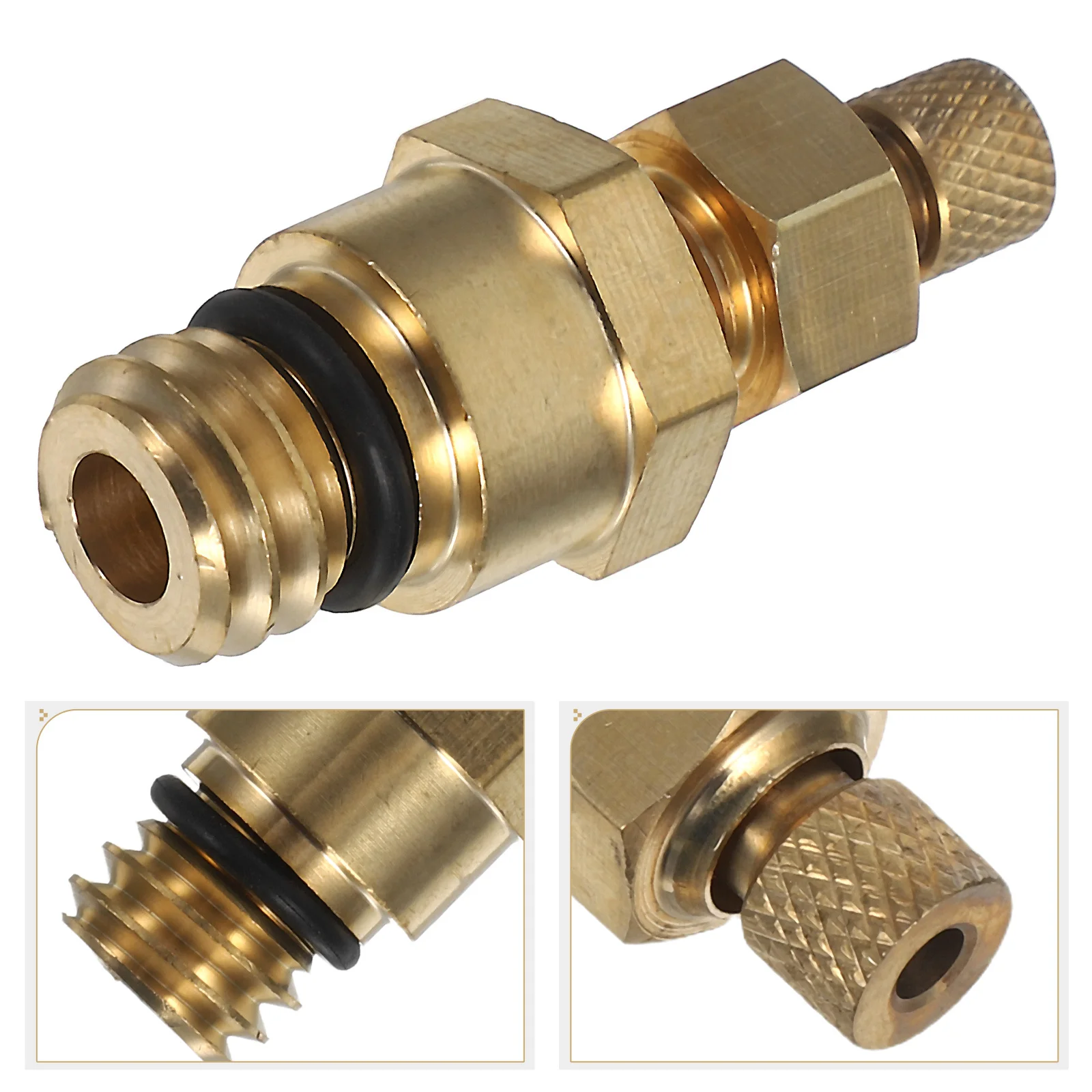 

Fuel Pressure Test Adapter for 6.0L Diesel Engines Metal Fitting Automotive Fuel Pressure Tester Adapter Car Repair Diagnostic