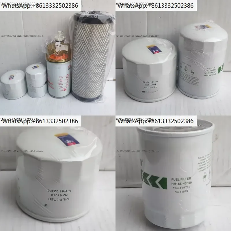 Adapted to XE55DA excavator engine, filter element, oil-water separator, air grid