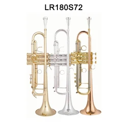 USA Bach Original Trumpet LR180GS72 Silver Plated gold-plated Trumpete trompete Professional Brass Instrument with Case