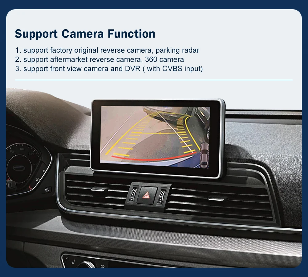Road Top Wireless Carplay für Audi A3 B9 A4 A5 Q5 2013-2017, mit Android Auto Interface Airplay Spiegel Link Auto Play Funktionen – Detail 16