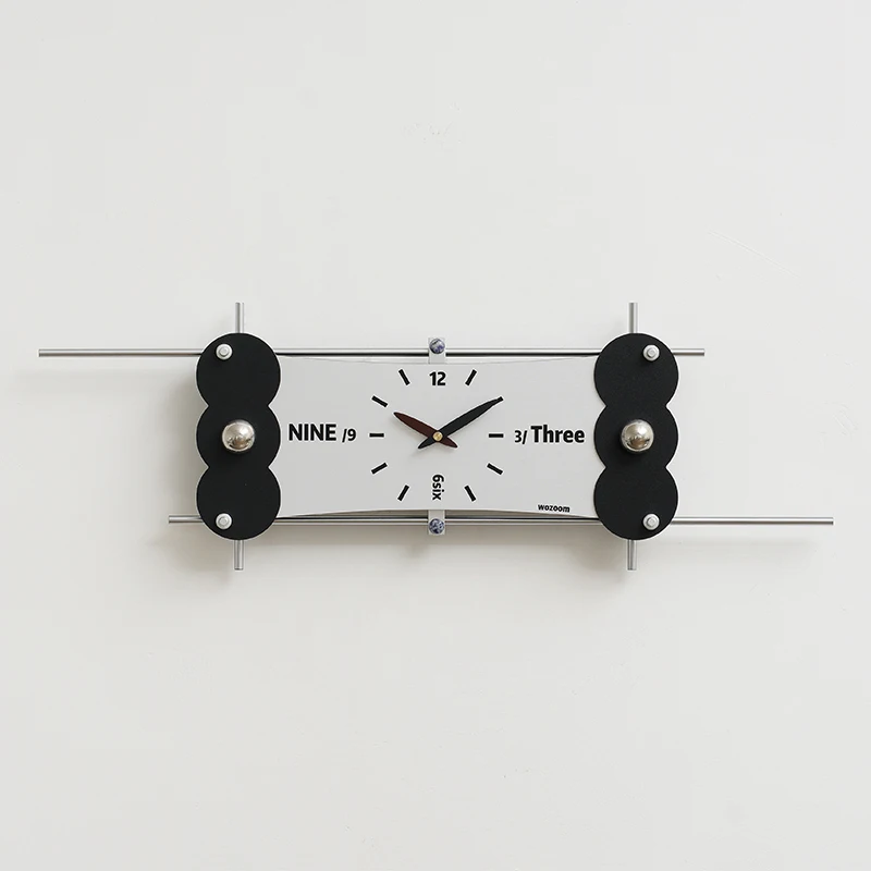 Optical Axis Creativity Living Room Wall Clock Luxury Restaurant Clock Mural Watch Corridor Mute Wall Clock Home Decor Items
