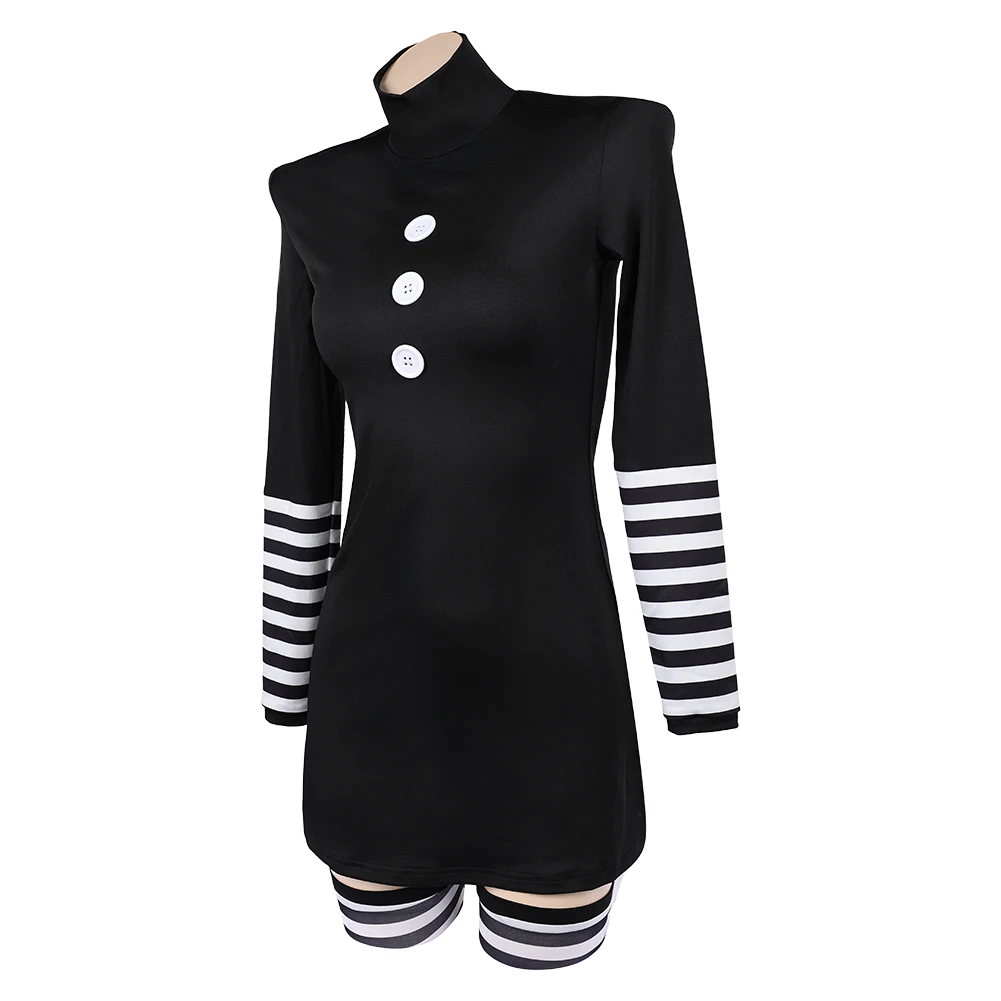 Horror Game Freddy Bear Nightmarionne Cosplay Fantasy Clothing Women Costume Disguise Halloween Adult Female Party Outfits - view 3