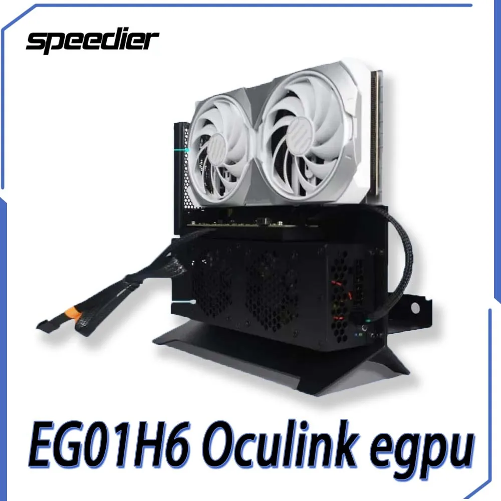 Vertical Oculink Graphics Docking Station M.2 To Oculink GPU Dock for Thinkbook Hot Swap Pcie 4.0 with 550W 800W Power Supply