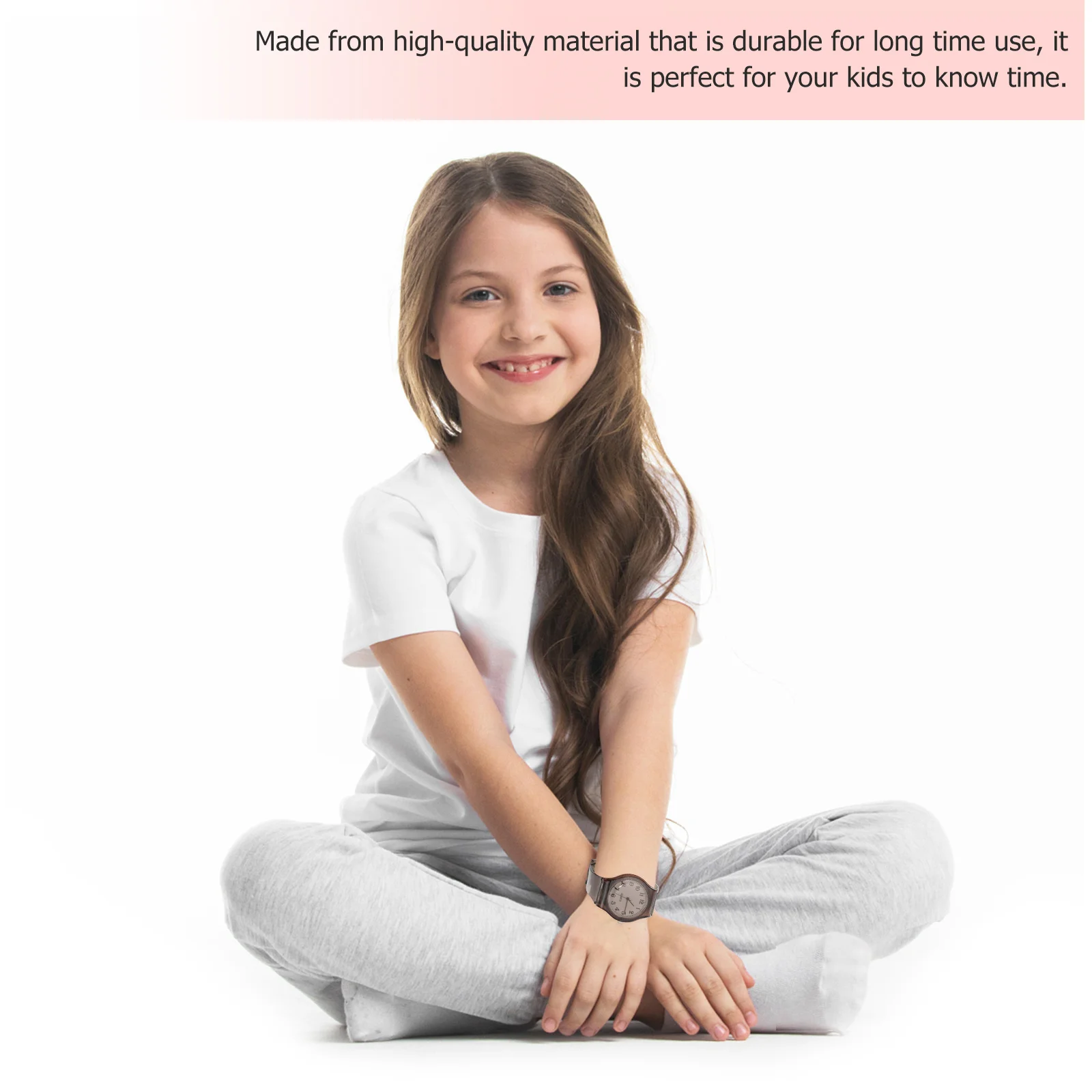 2 pcs Children Watches Kids Plastic Watch Clear Dial Waterproof Accurate Timekeeping For Kids Gift School Use Modern Style