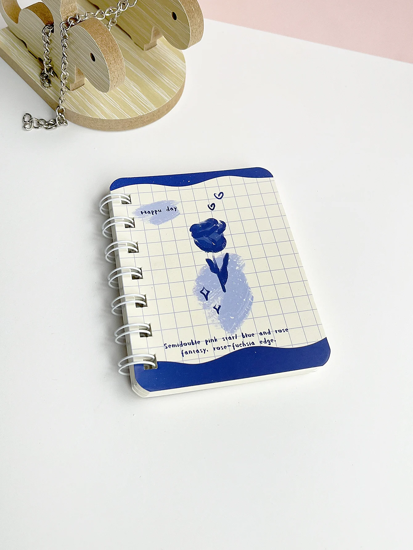 Portable Mini Cartoon A7 Notebook High Aesthetic Value Small Size Student Stationery Side Flip Notepad Back To School