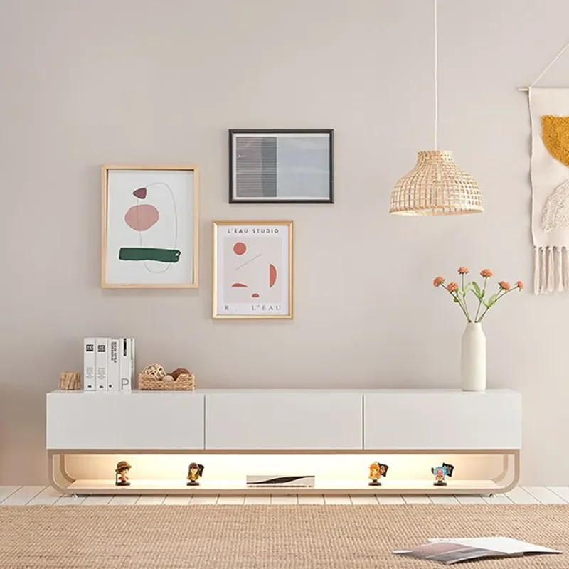 White Table Tv Cabinet Home Storage Supports Tv Cabinet Apartments Modern Night Stand Muebles De Sala Furniture For Apartments