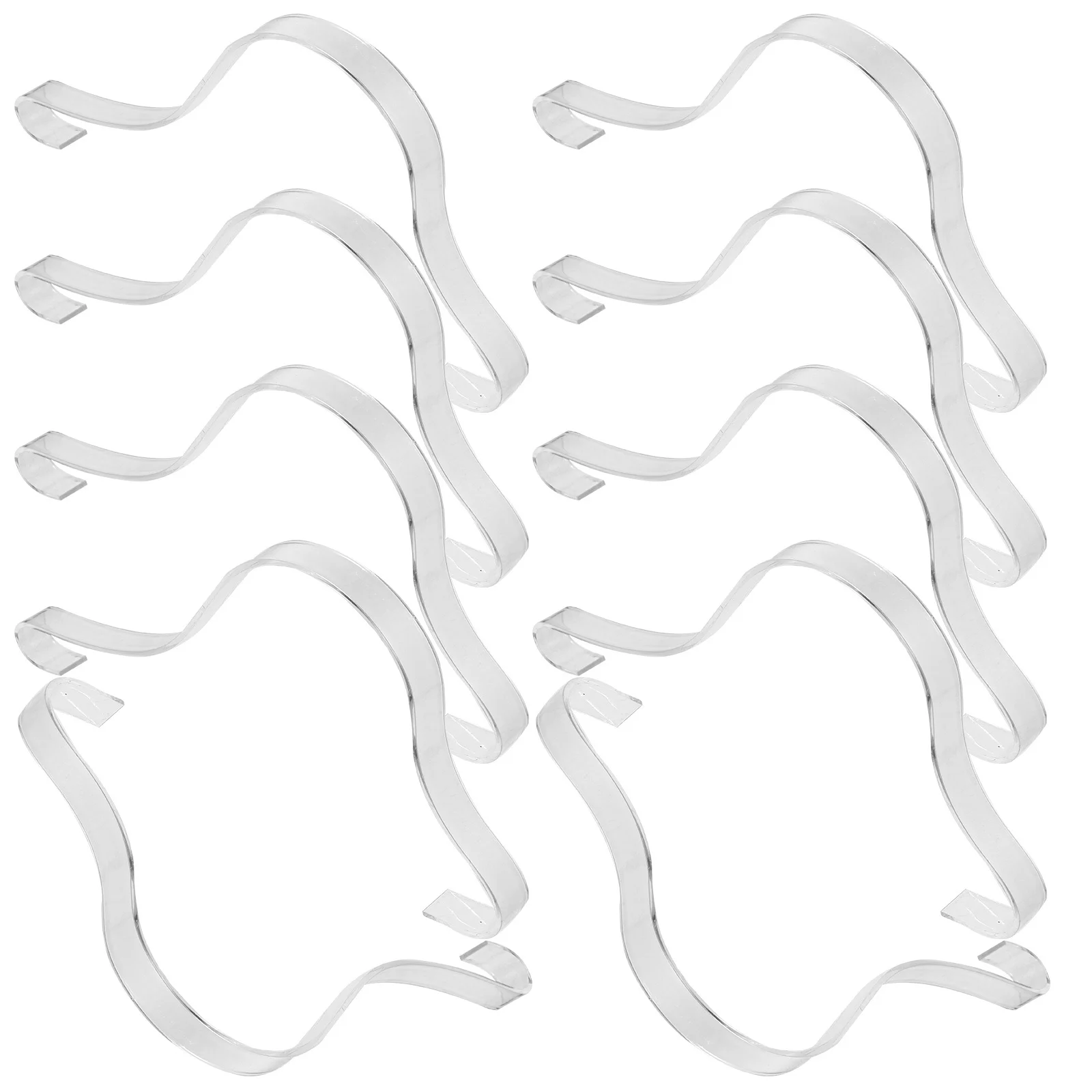 

10Pcs Transparent Acrylic Shoe Display Racks Sandal Support Stand Organizer Holder Showcase Retail Store Use Shoe Stands