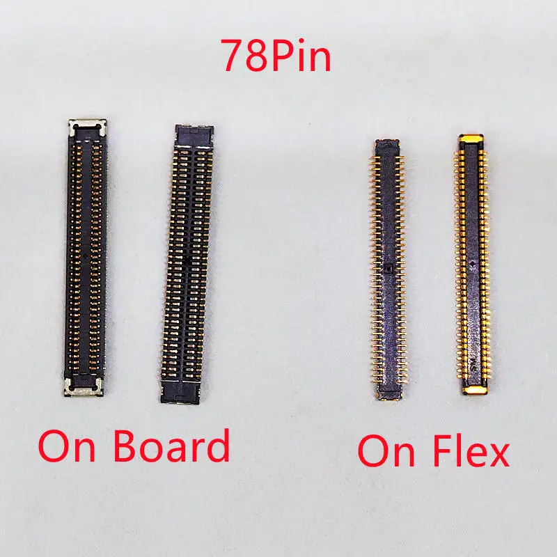 5-20szt 78Pin USB Ładowanie FPC Złącze Do Samsung Galaxy Note 10 Lite N770F S20FE S20 FE A21S Ładowarka Wtyczka Na Płycie