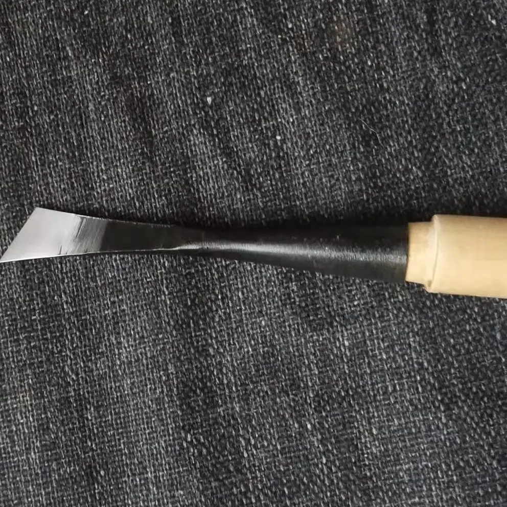Dongyang Carving Knife Factory Direct Sales Three Generations of Ancestral Left and Right Oblique Knives
