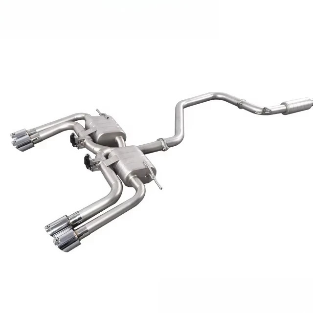 Gesture Sensing Control Valved Universal Exhaust Muffler Tips, Fit For Volkswagen Tiguan 1.8T 2.0T, Quick Valve Response