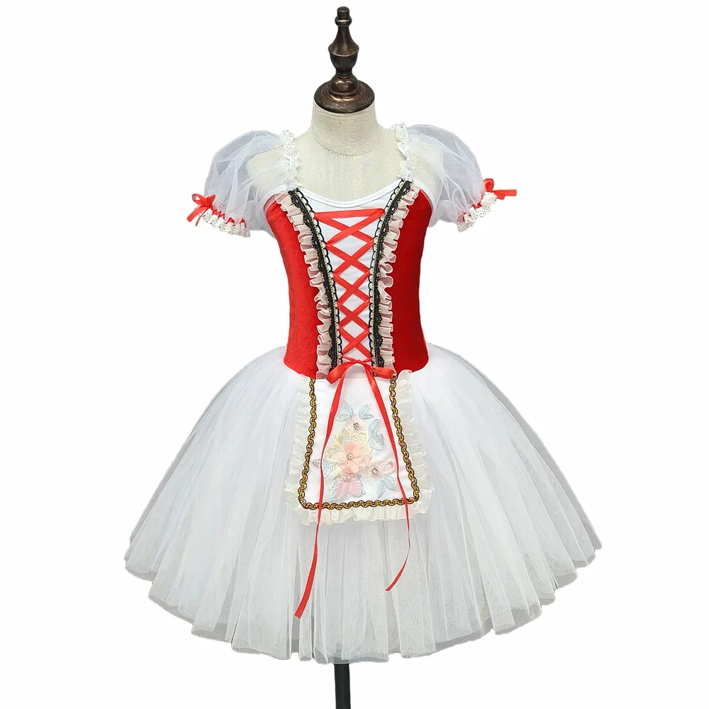 

Children's tutu performance clothes Gisele long gauze skirt Girls tutu skirt School dance skirt program performance clothes