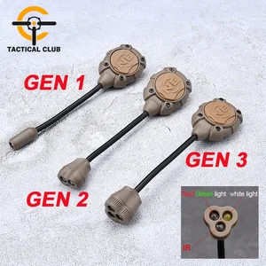 WADSN Airsoft Mũ bảo hiểm Princeton Light Softair Lantern ir Red Dot LED LED TEC MPLS 3 LED LIGHT RIFLE Đèn súng trường 6 Ánh sáng súng trường chính - №6