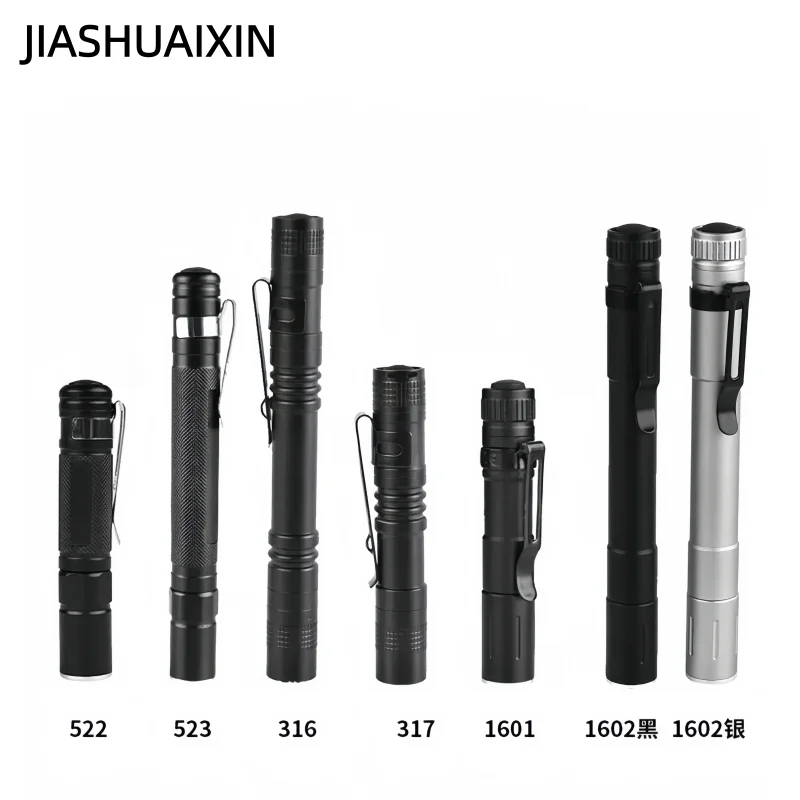 

JIASHUAIXIN XPE R3 Светодиодный фонарик высокой интенсивности в форме ручки Мини-медицинский светодиодный фонарик-ручка с клипсой