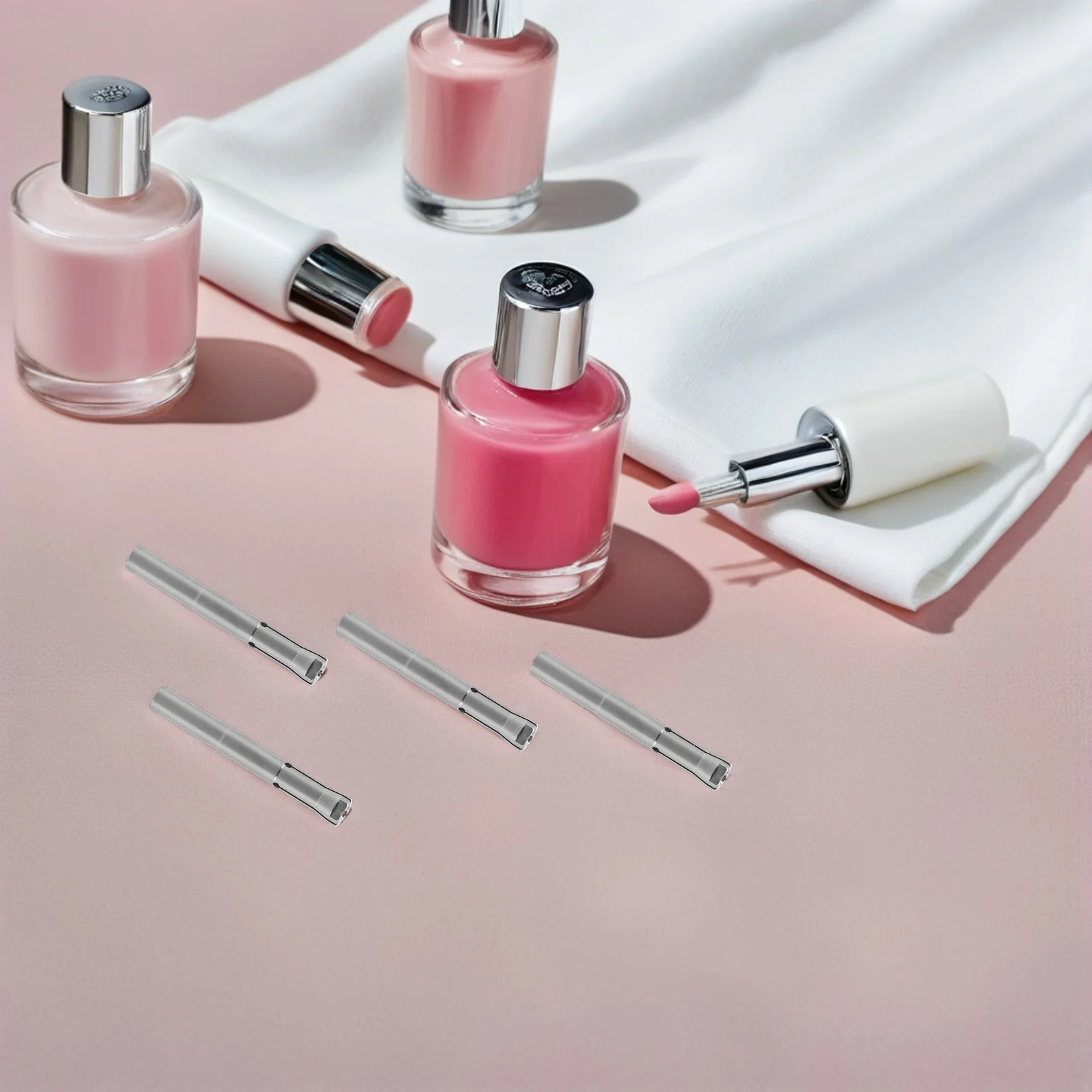 Mandrin de perceuse à ongles en acier inoxydable, mandrin à trois mâchoires pour Rotation Stable, remplacement rapide, accessoires de Machine de manucure 4 pièces