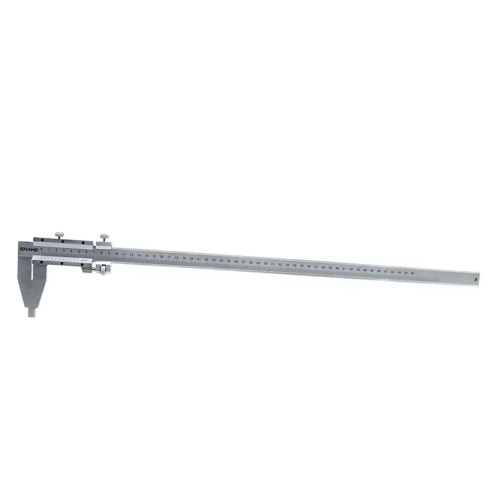 SHAHE 0.02mm Vernier Caliper Gauge 500/600 mm Carbon Steel Caliper Precision Measuring Tools Gauge