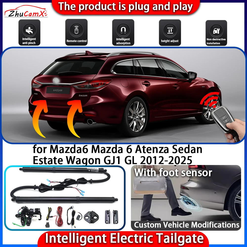 

Smart Powered Tailgate System for Mazda6 Mazda 6 Atenza Sedan Estate Wagon GJ1 GL 2012-2025 Automatic Intelligent Trunk Lift Kit