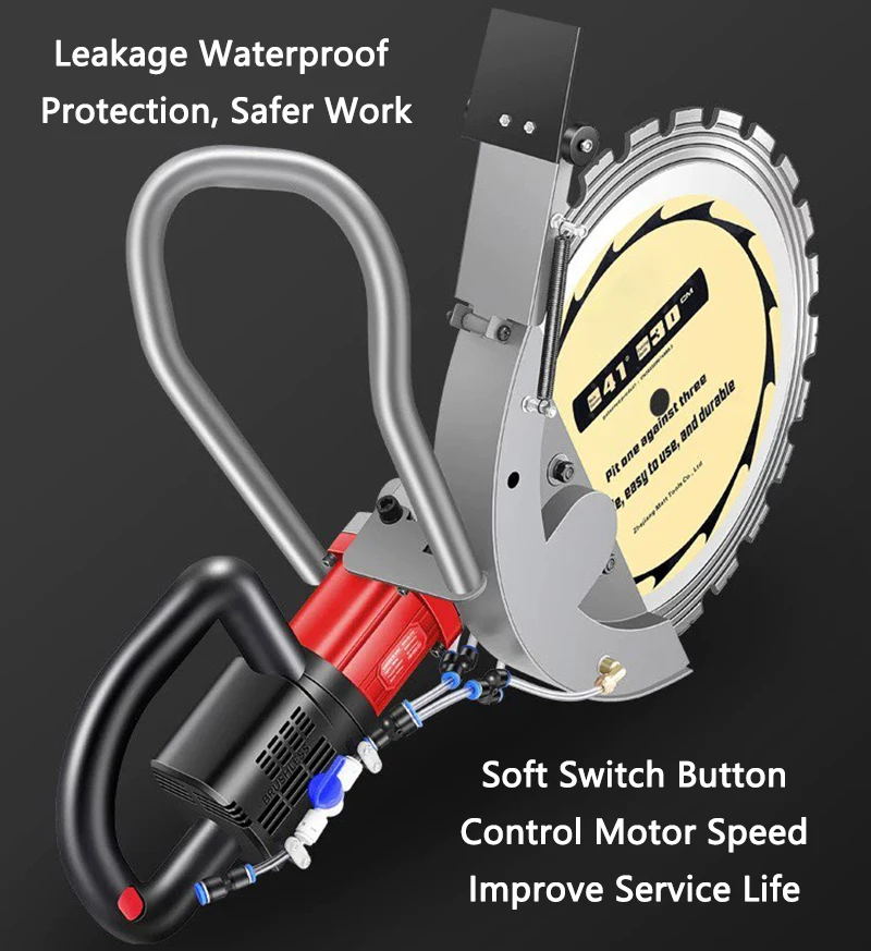 

Бесщеточный станок для резки стен, циркулярная пила, машина для резки бетона с армированным цементом, долбежный станок для дверей, окон + направляющая 2,4 м