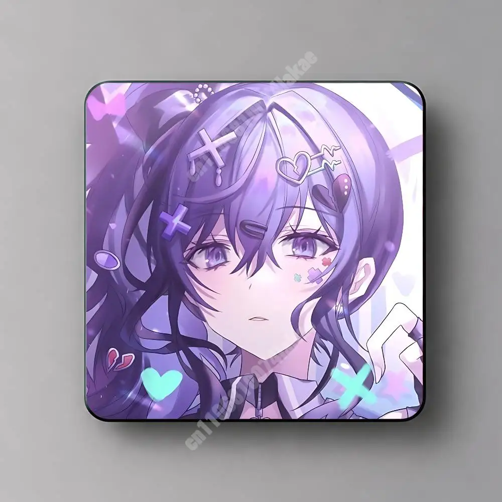 Nightcord 25 Mafuyu Asahina Magnetic Sticker Reusable Fridge Decal for Metal Surfaces Magnet