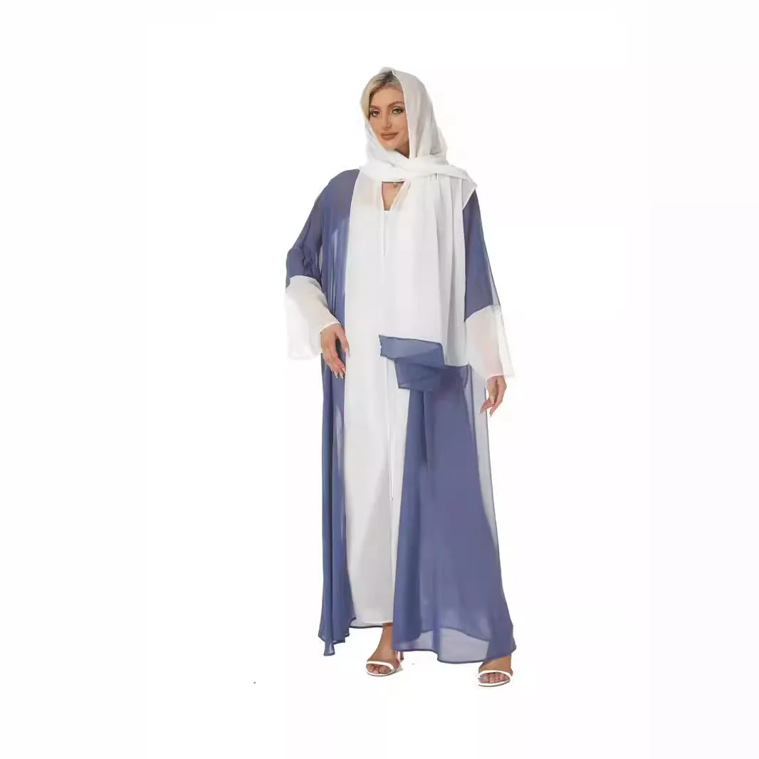 Ramadan Muslim Abaya for Women Party Long Robe Headscarf Jalabiya Eid Dubai Abayas Kaftan Islam Vestidos Arab Morocco Dresses