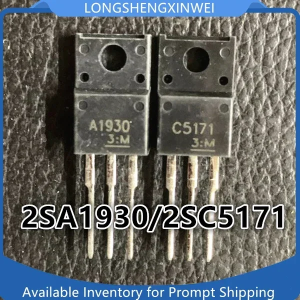 1Pair/2PCS 2SA1930 2SC5171 A1930 C5171 New Original Direct-plug TO220F Audio Fever Pair