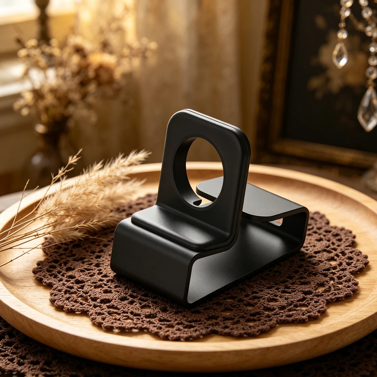 Aluminum Charging Stand for Apple Watch Stand Ulta 3 2 11/10/9/SE/8/7/6/5/4/3/2/1 Desk Charger Dock Station for iWatch Series view 4