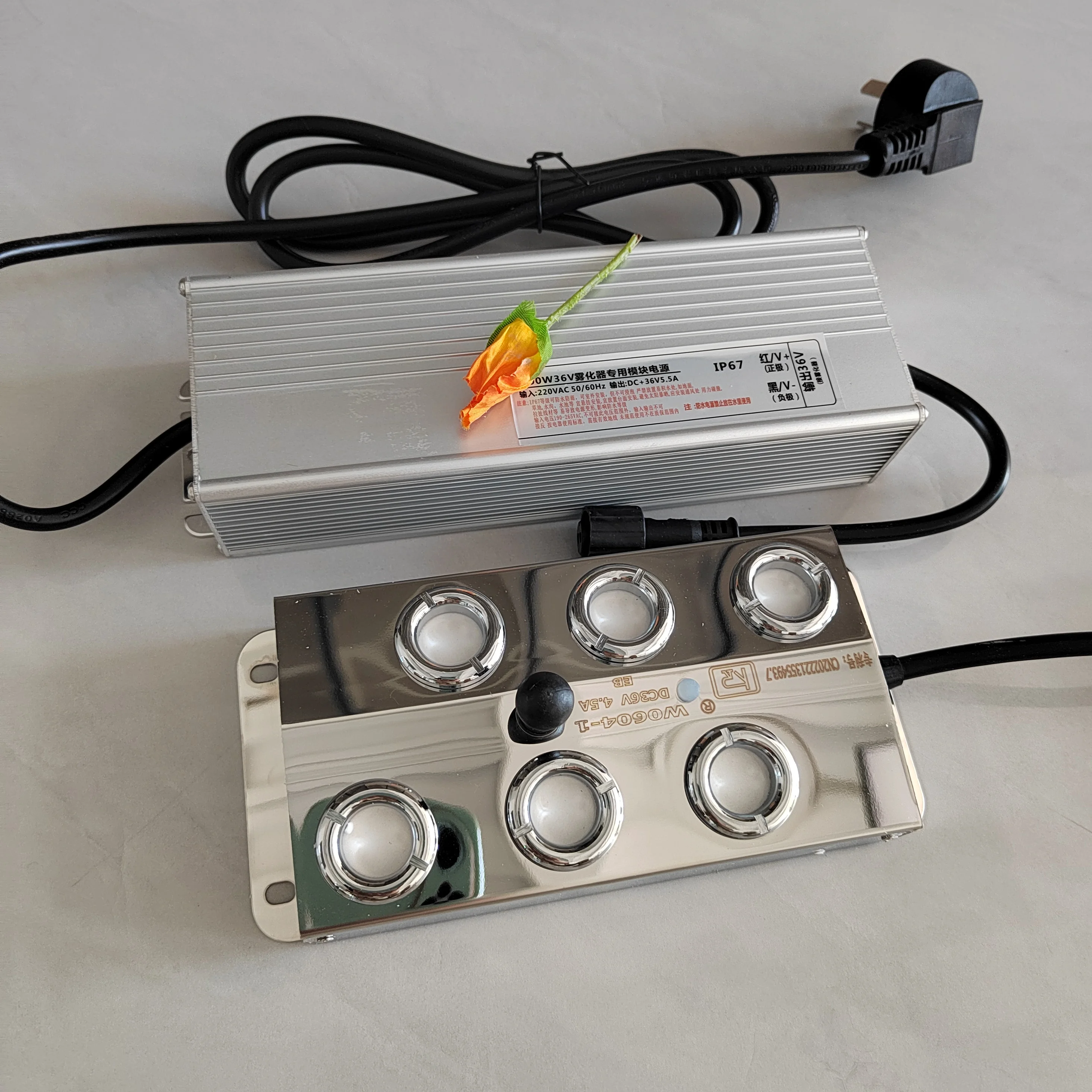 

6Heads Humidifier Industry Ultrasonic Nebulizer Parts Water Atomiser