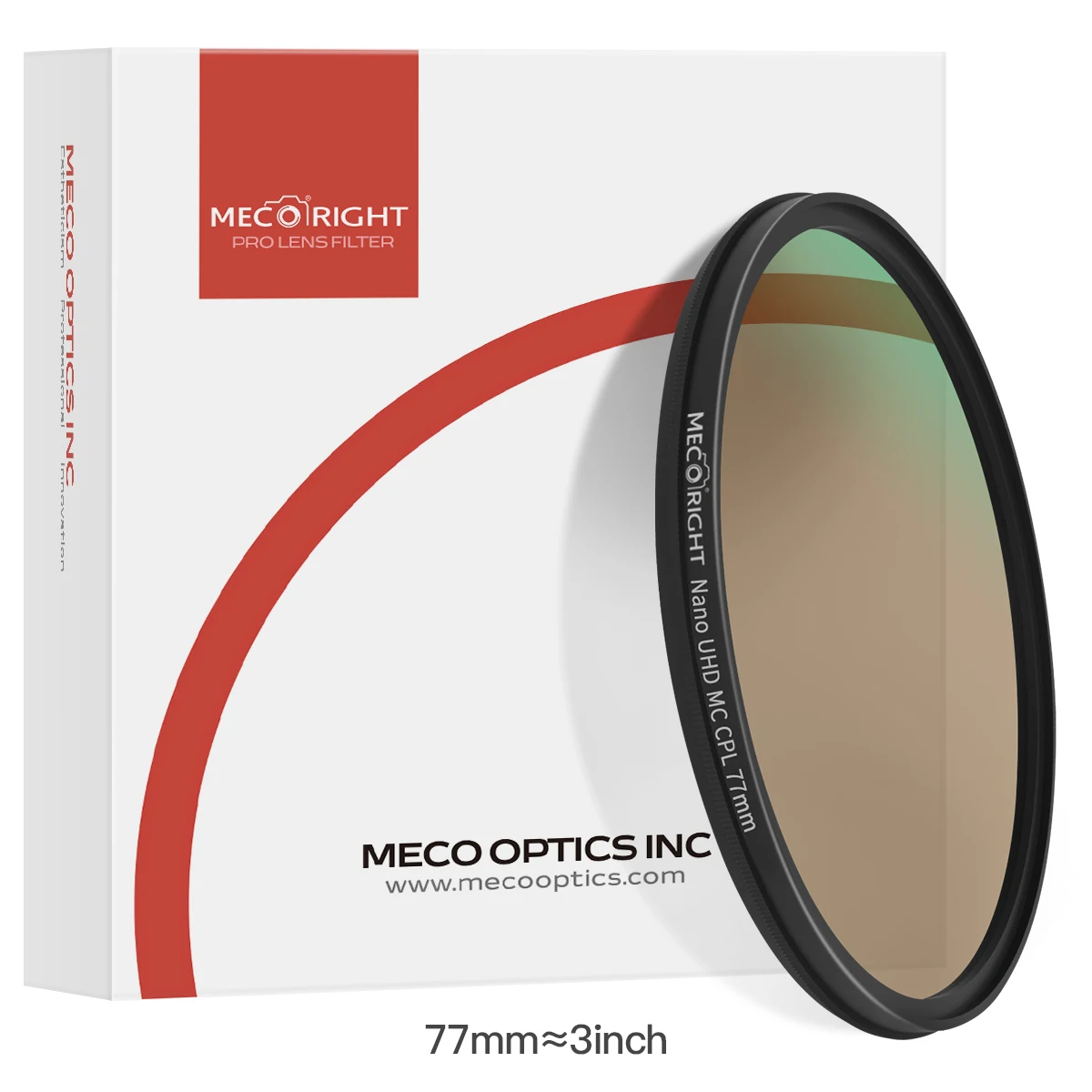 

Mecoright MC CPL Polarizer Filter Eliminate Reflections For Canon Sony Nikon Fuji DSLR Camera Lens 43/49/52/55/58/67/77/82/95mm