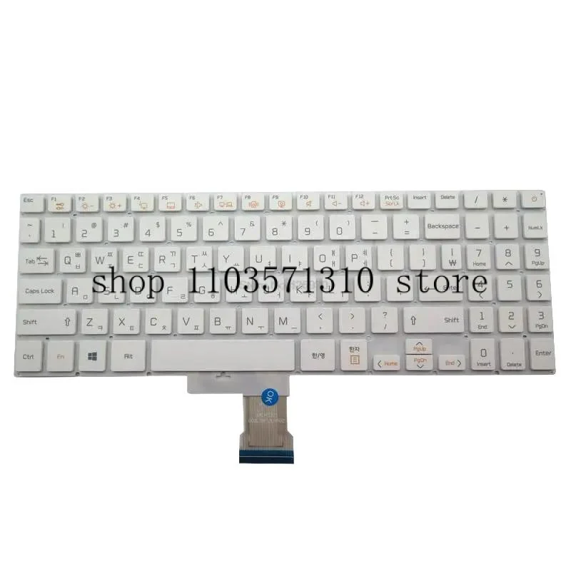 

KR Laptop Keyboard For Quanta LGA AELGAY00010 WBM18F33K0-9201 Korea White Without Frame New