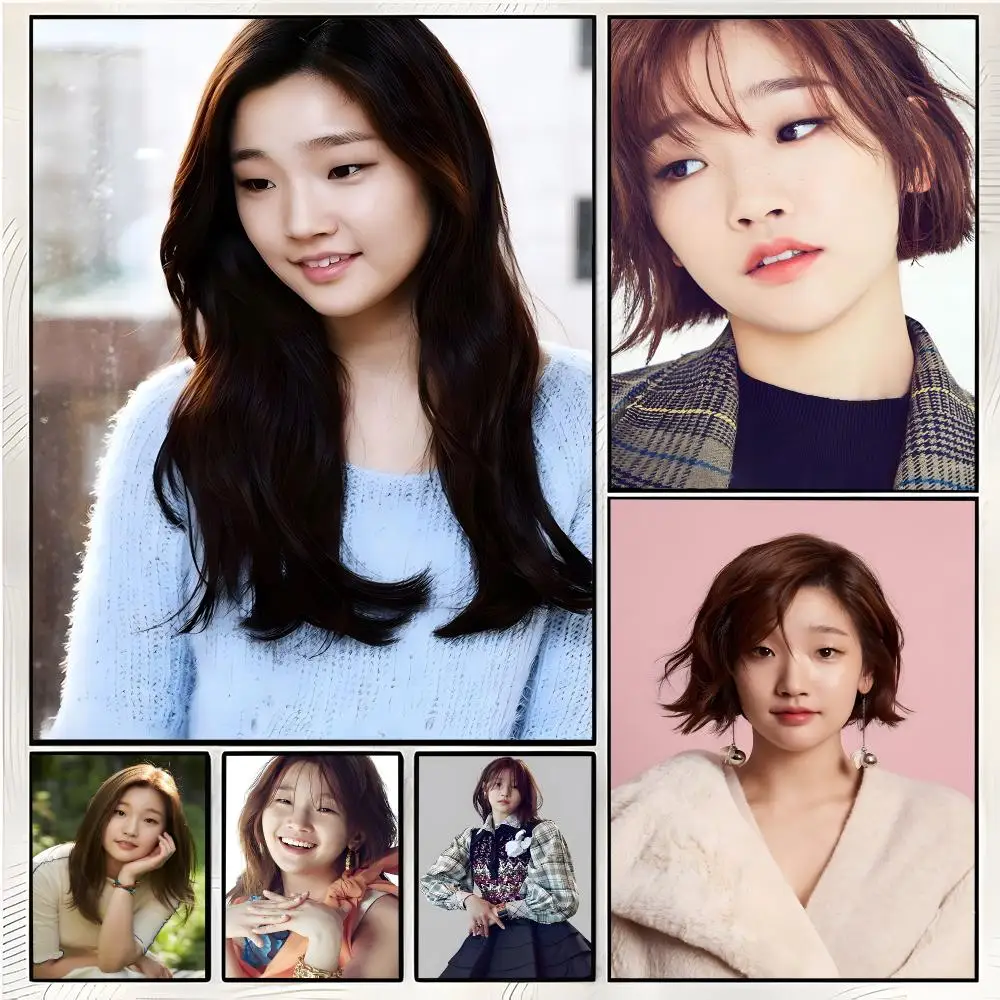 Park So Dam Actress Performer Painting Calligraphy Wall Art Mural Living Room Canvas Decor Gifts