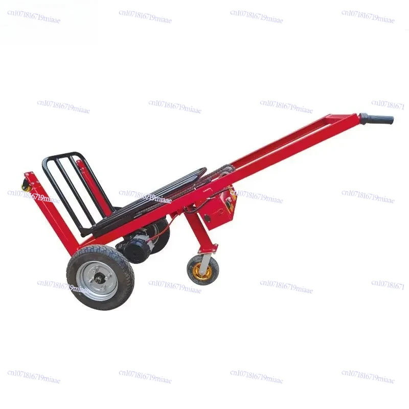 

Portable liftable small forklift warehouse logistics stacker trolley