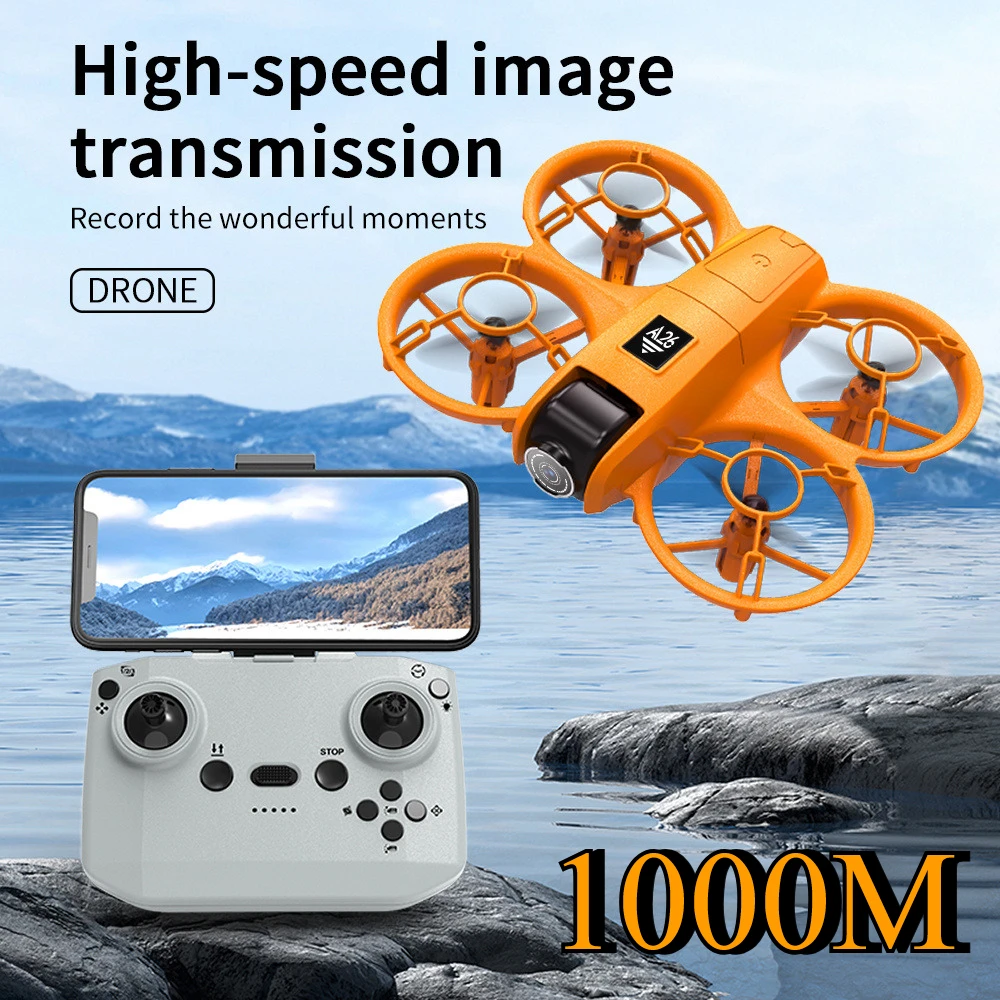 Nuevo Mini Dron A26 con Cámara HD 8K FPV, Dron RC Profesional con Evitación de Obstáculos de Cinco Lados, Helicóptero de Juguete