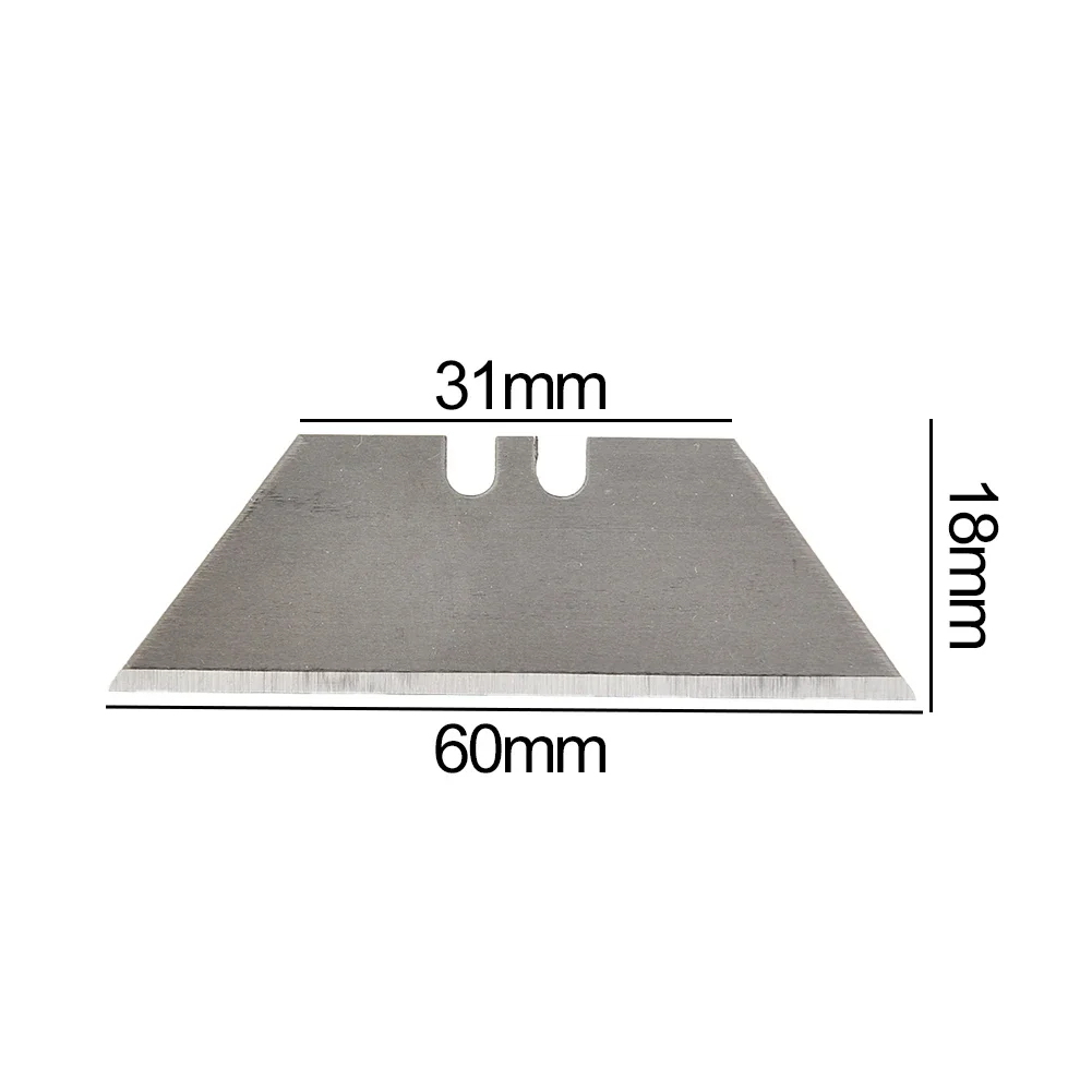 Imagem -06 - Lâminas de Faca Especial Trapezoidal Material de Aço Faca Utilitária Lâminas Trapezoidais Faça Você Mesmo Arte Artesanato Lâmina de Corte Ferramenta Manual 30 20 10 Peças