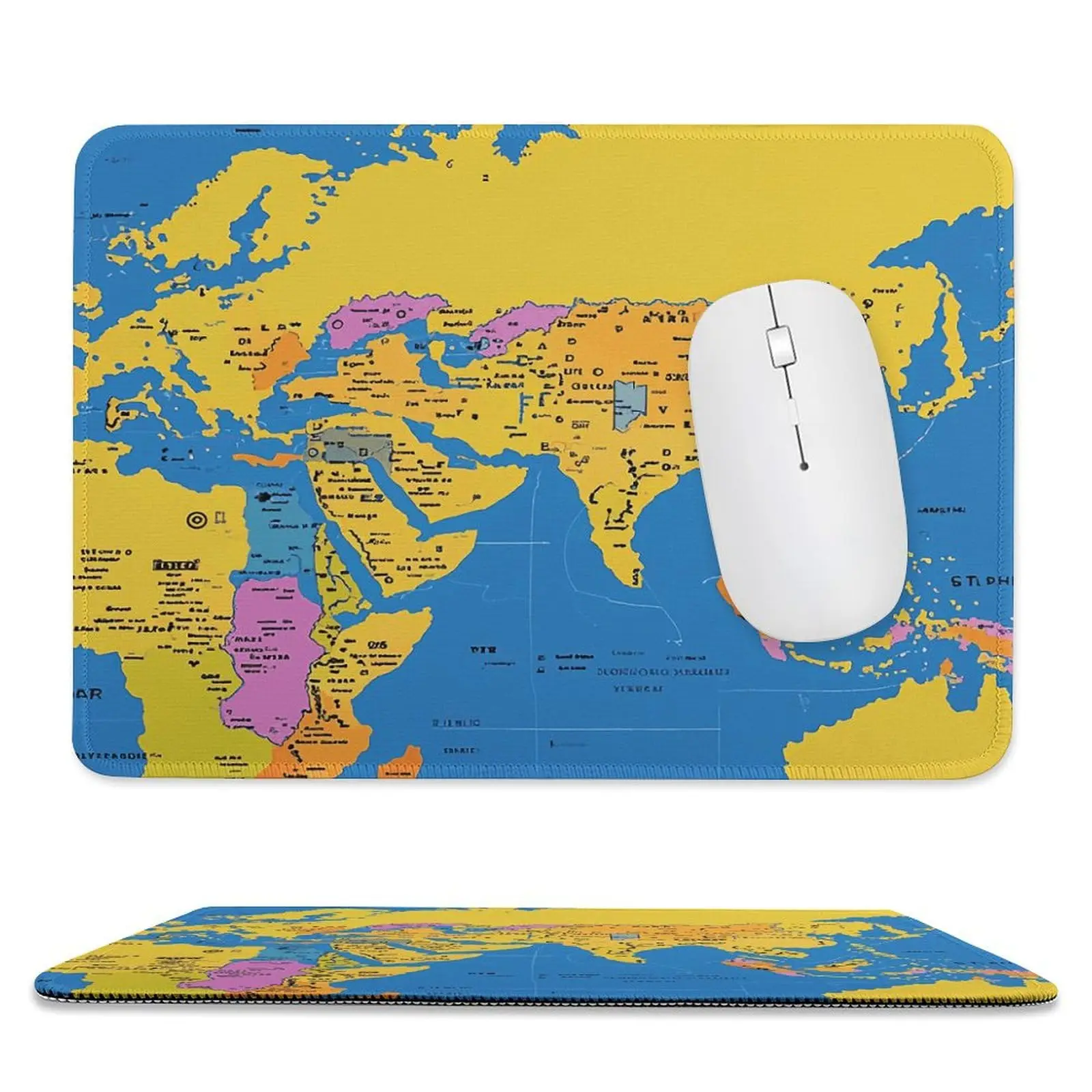 High Quality Classic Map Printing Gaming Mousepad Gamer Mouse Mat Keyboard Mats Desk Pad Mousepads 22x18cm For Computer